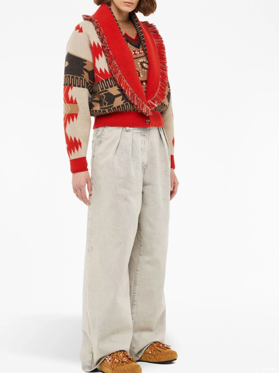 Affordable Women Icon cardigan bomber Alanui jacquard 0716